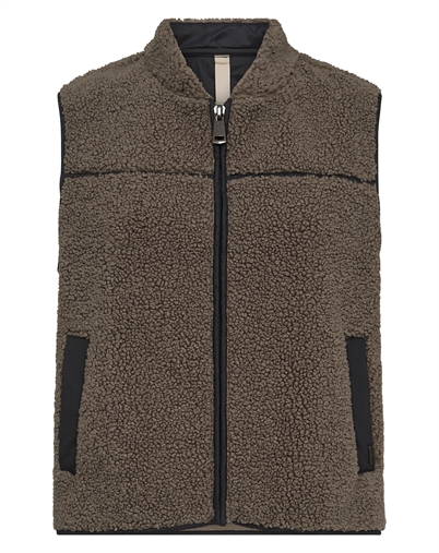 Mos Mosh - MMRowe Teddy Waistcoat - Falcon